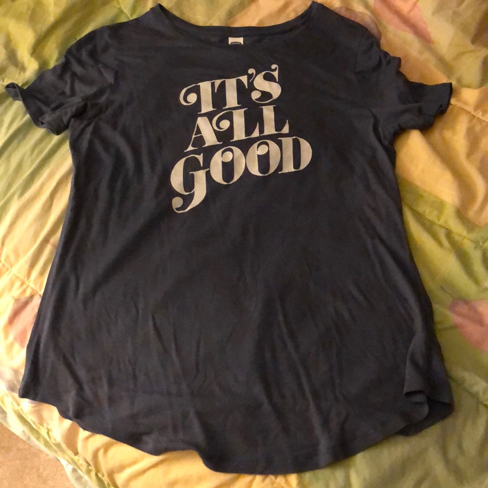 It’s All Good blue T-shirt